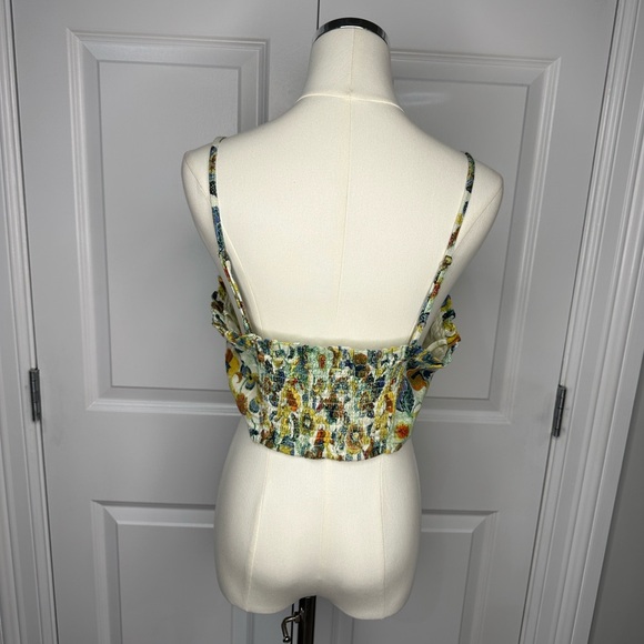 Abercrombie & Fitch 2Piece Colorful Paisley Crop Top & Cami Long Sleeve Size L - Picture 5 of 14